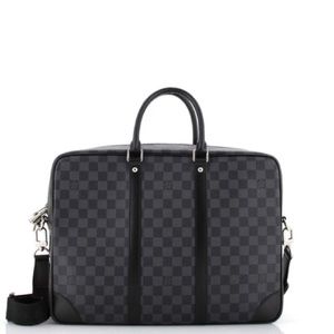 OPEN TO OFFERS LARGE Porte-Documents Voyage Briefcase Damier Graphite GM